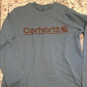 Carhartt Men's Blue Long Sleeve Shirt